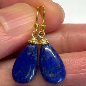 Lapis Lazuli Drop Earrings